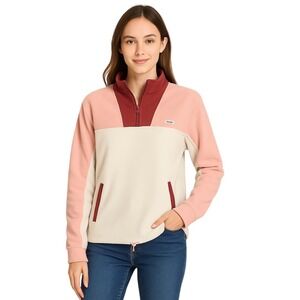 Wrangler Women's XL 1/4 Zip‎ Pullover Sweatshirt Pre-Loved